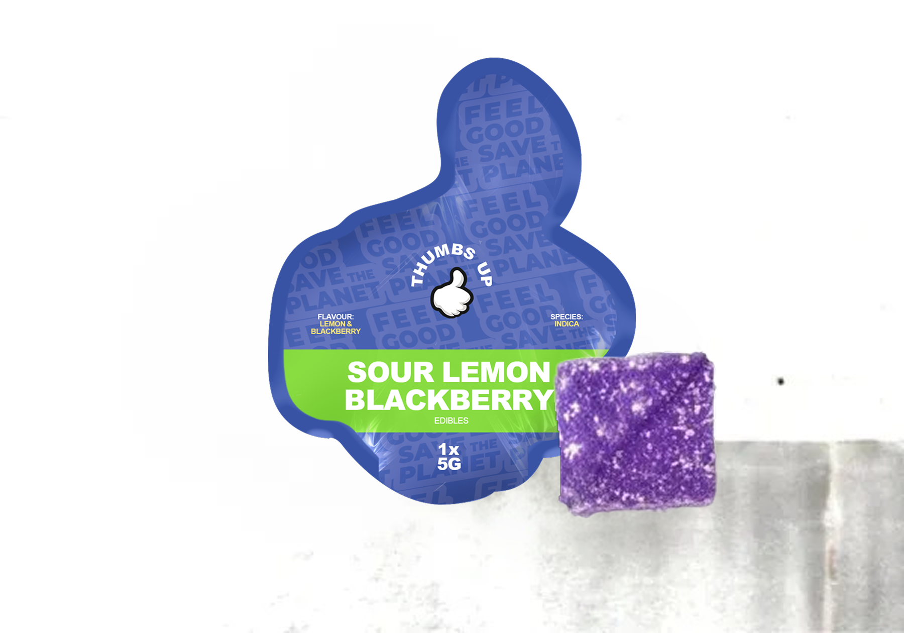 Sour Lemon Blackberry Soft Chew