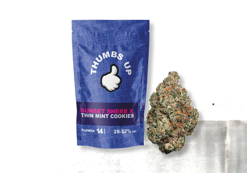 Sunset Sherb x Thin Mint Cookies